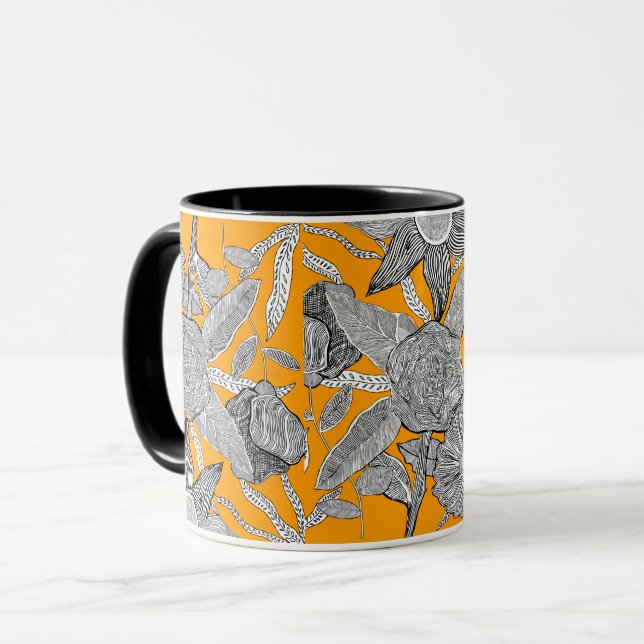 Sturzfloralen Tasse (Vorderseite Links)