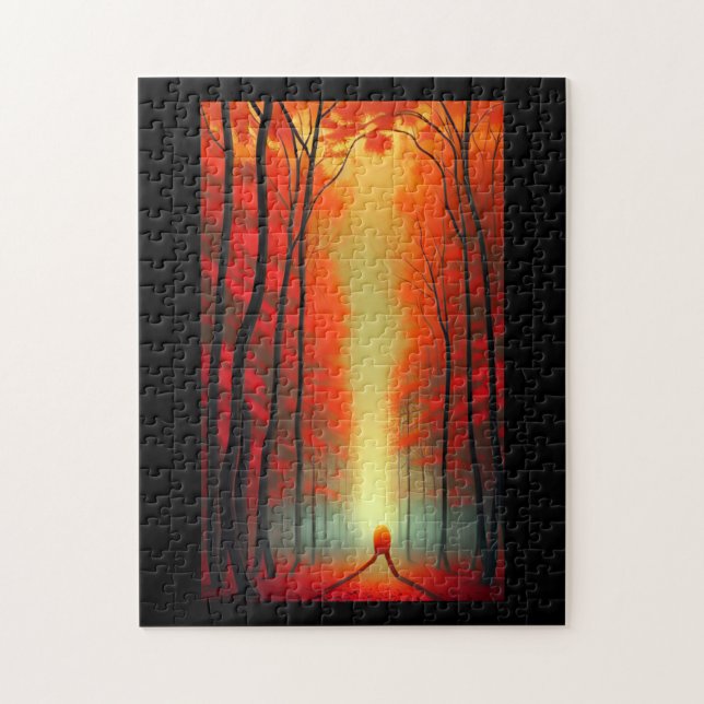 Sturzkreatur in Alien Land Tarnfolien Puzzle (Vertikal)