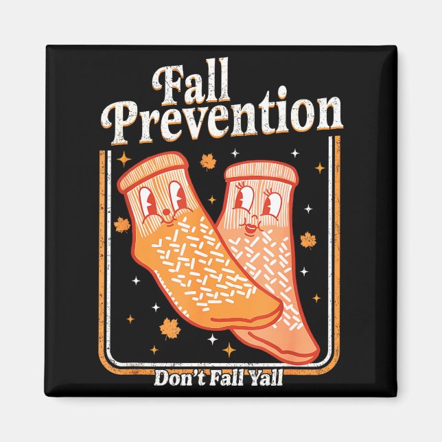 Sturzprävention Fallen Sie nicht Physical Therapy  Magnet (Vorne)