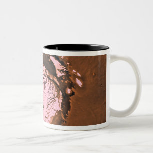 Stute Boreum Region von Mars Zweifarbige Tasse