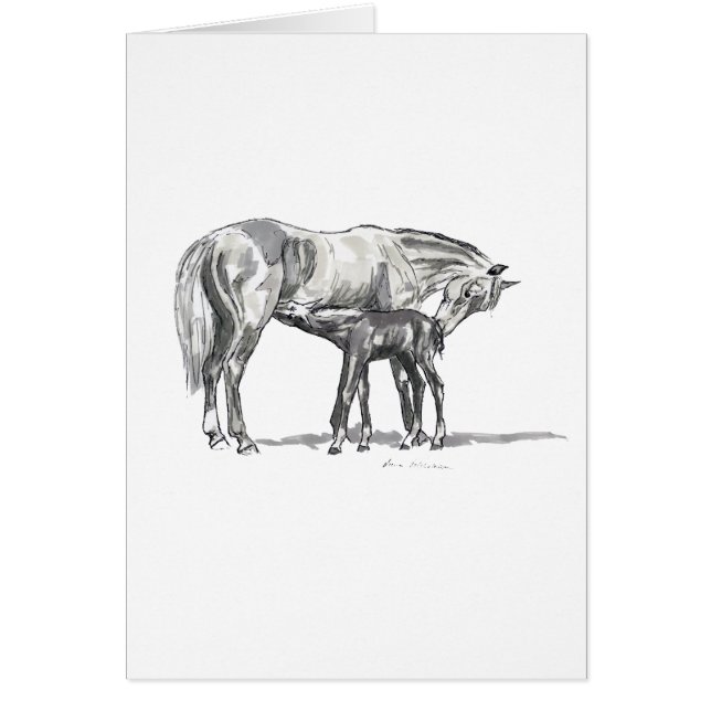 Stute und Fohlen (Vorne)