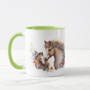 Stute und Jährling Tasse