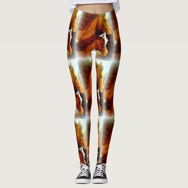 Stute und Pony Leggings (Vorderseite)