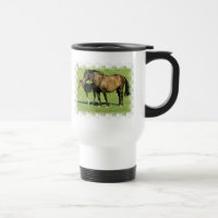 Stuten-und Fohlen-Plastikreise-Tasse