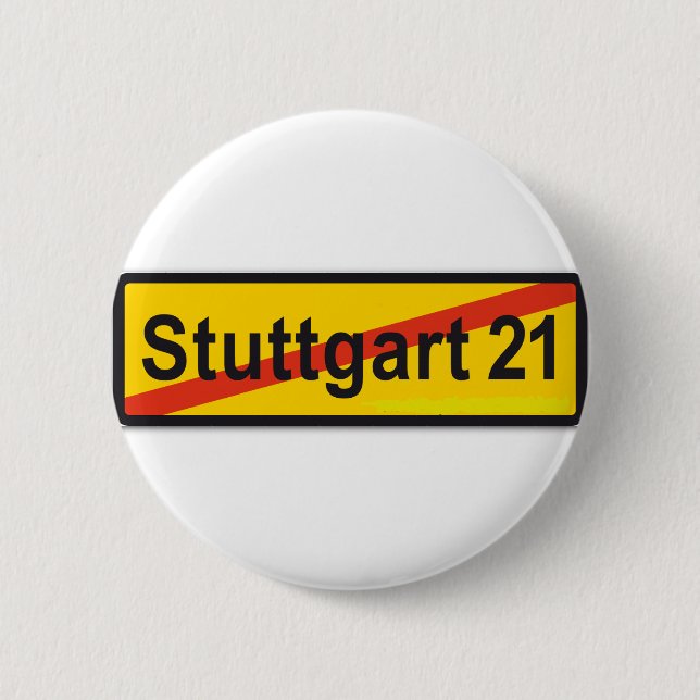 Stuttgart 21 button (Vorderseite)