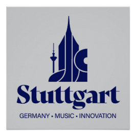 Stuttgart Deutschland Europa Poster