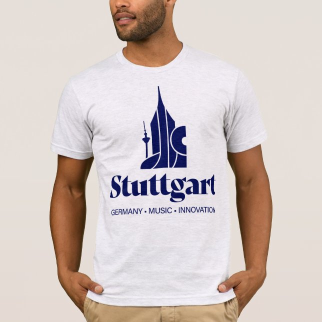 Stuttgart Deutschland Europa T-Shirt (Vorderseite)