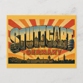 Stuttgart Deutschland Fernsehturm Postkarte