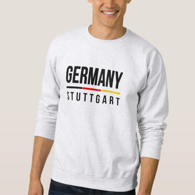 Stuttgart Deutschland Sweatshirt (Vorderseite)
