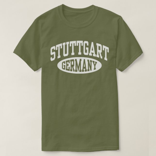 Stuttgart Deutschland T-Shirt (Design vorne)