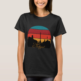 Stuttgart Deutschland Turm Retro Reise T-Shirt