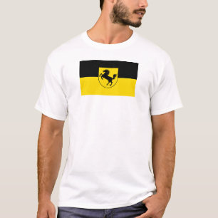 Stuttgart Flagge Stadt Deutschland Symbol Emblem P T-Shirt