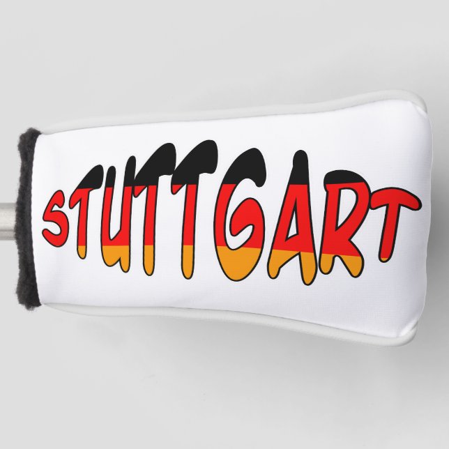Stuttgart - Golf Head Cover in Graffiti Headcover (Vorderseite)