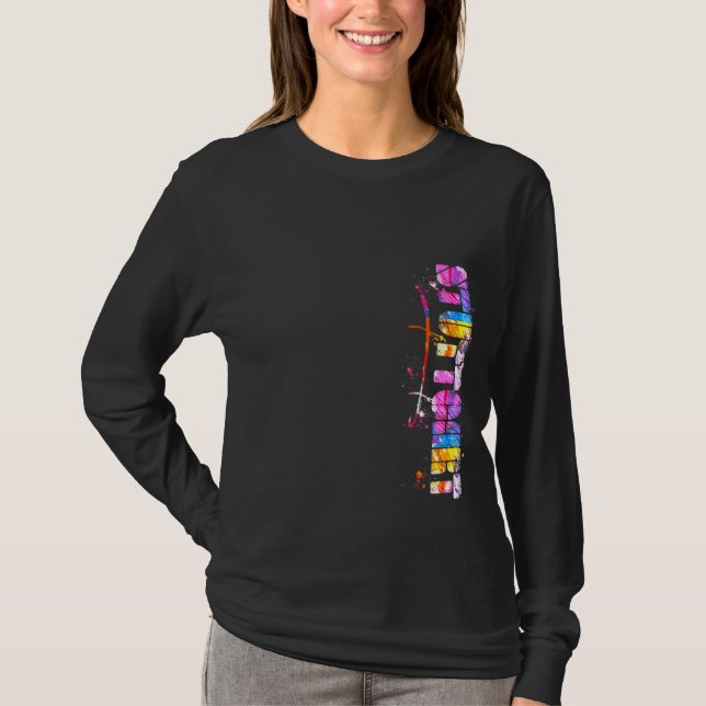 Stuttgart Letters Watercolor Stuttgart T-Shirt (Vorderseite)
