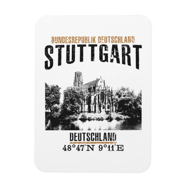 Stuttgart Magnet (Vertikal)