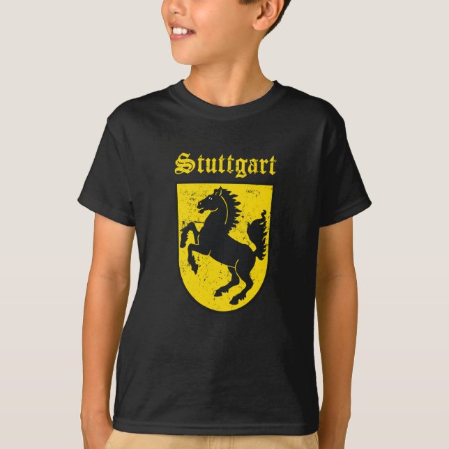 Stuttgart Wappen T-Shirt (Vorderseite)