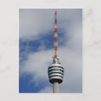 Stuttgarter Fernsehturm Korb Postkarte