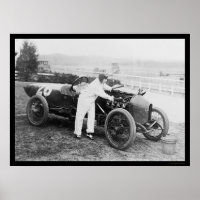 Stutz Racer Woman Mechanic 1916