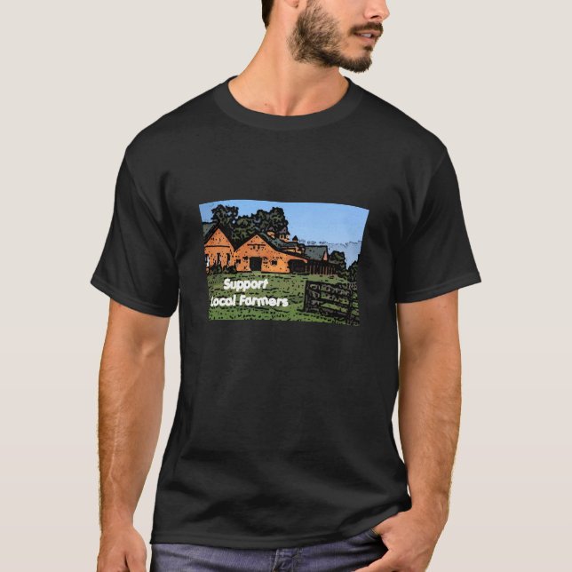 StützBauers-buntes T-Shirt (Vorderseite)