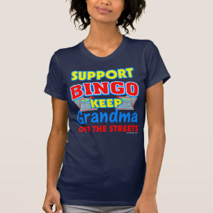 Stützbingo-Großmutter lustig T-Shirt
