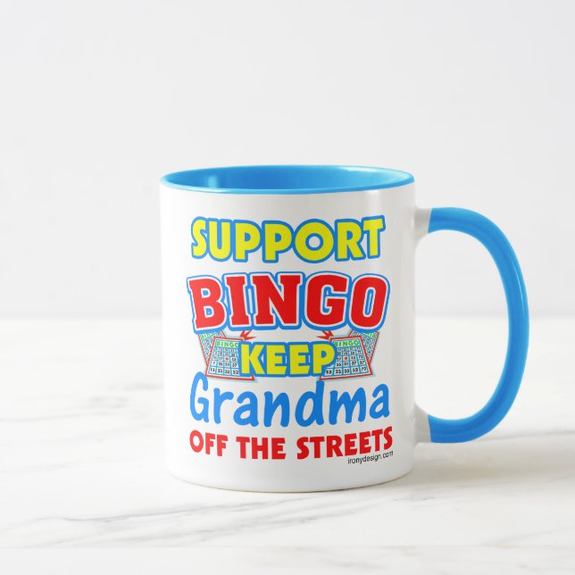 Stützbingo-Großmutter Tasse (Rechts)