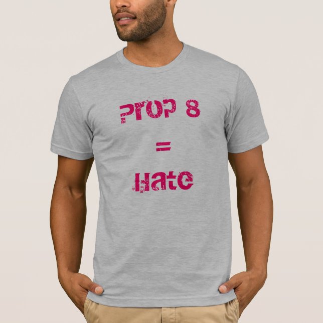Stütze 8 = Hass T-Shirt (Vorderseite)