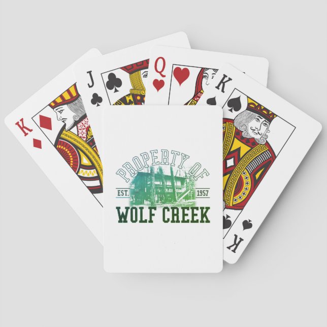 Stütze von Wolf Creek - Kartenstapeles Spielkarten (Rückseite)