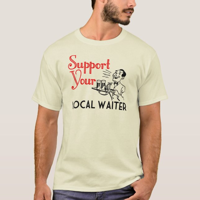 Stützeinheimisch-Kellner T-Shirt (Vorderseite)