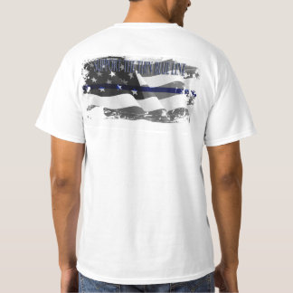 STÜTZEN SIE DEN DÜNNEN T - SHIRT DER BLAUEN