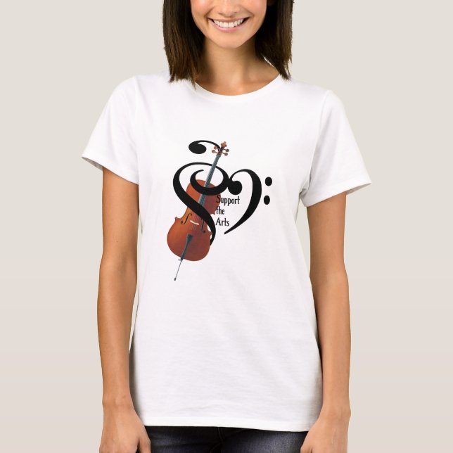 Stützen Sie die Künste T-Shirt (Vorderseite)