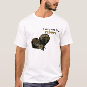stützen Sie die Truppen T-Shirt