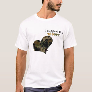 stützen Sie die Truppen T-Shirt