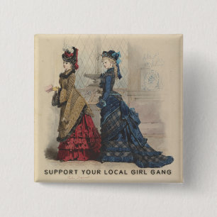 Stützen Sie Ihre lokale Mädchen-Gruppe Button