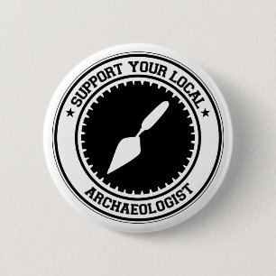 Stützen Sie Ihren lokalen Archäologen Button