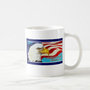 Stützen Sie unsere Truppen Kaffeetasse