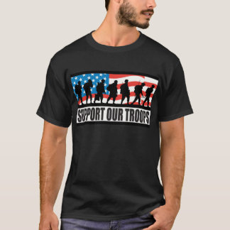 Stützen Sie unsere Truppen T-Shirt