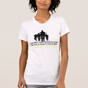 stützen Sie unsere Truppen T-Shirt