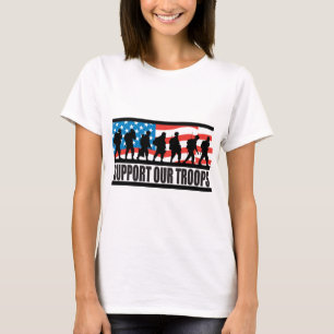 Stützen Sie unsere Truppen T-Shirt