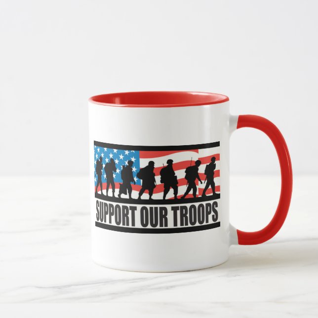 Stützen Sie unsere Truppen Tasse (Rechts)