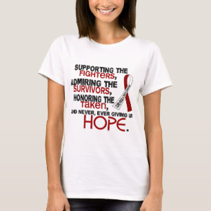 Stützenc$bewundern, Krebs des hals-ehrend Haupt3, T-Shirt
