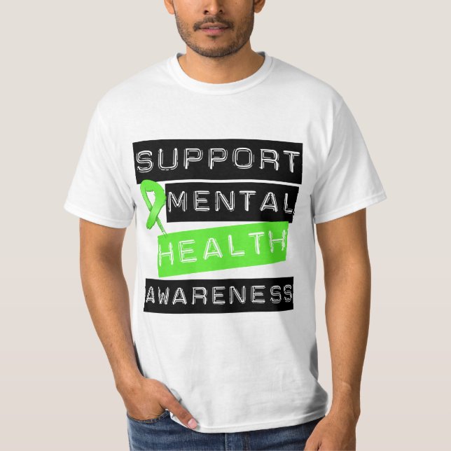 StützGesundheits-Bewusstsein T-Shirt (Vorderseite)