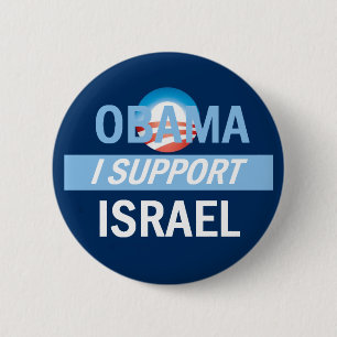 Stützisrael-Knopf Obama I Button