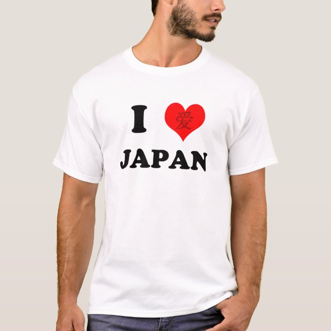 Stützjapan-Erdbeben-Entlastung - i-Liebe Japan T-Shirt (Vorderseite)