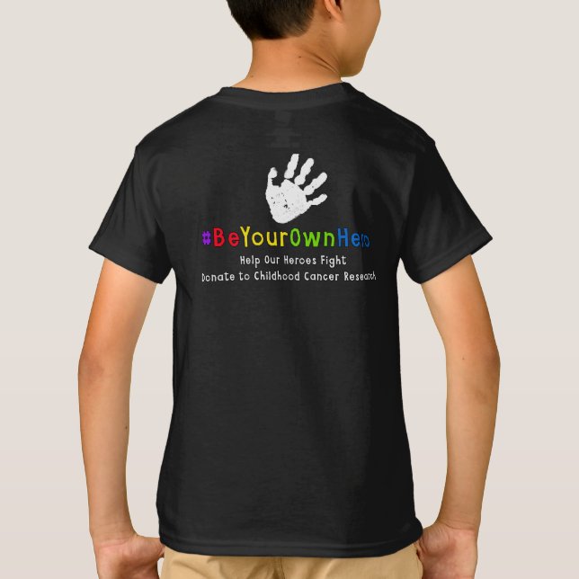 Stützjulia Kampf!  Handprints T-Shirt (Rückseite)
