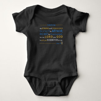 Stützjulia Kampf! Joshua-1:9 Baby Strampler