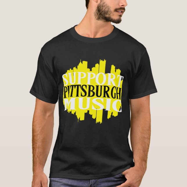 Stützpittsburgh-Musik-T - Shirt (Vorderseite)