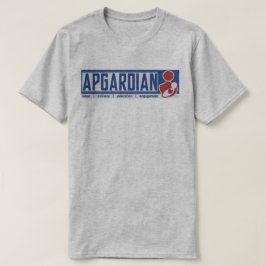 Stützsafearbeit und der T - Shirt der Lieferboteen