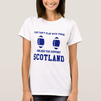 Stützschottland-Rugby-T-Shirt T-Shirt