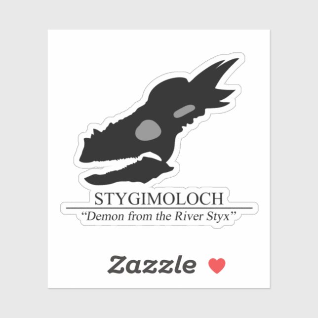 Stygimoloch Skull Aufkleber (Blatt)