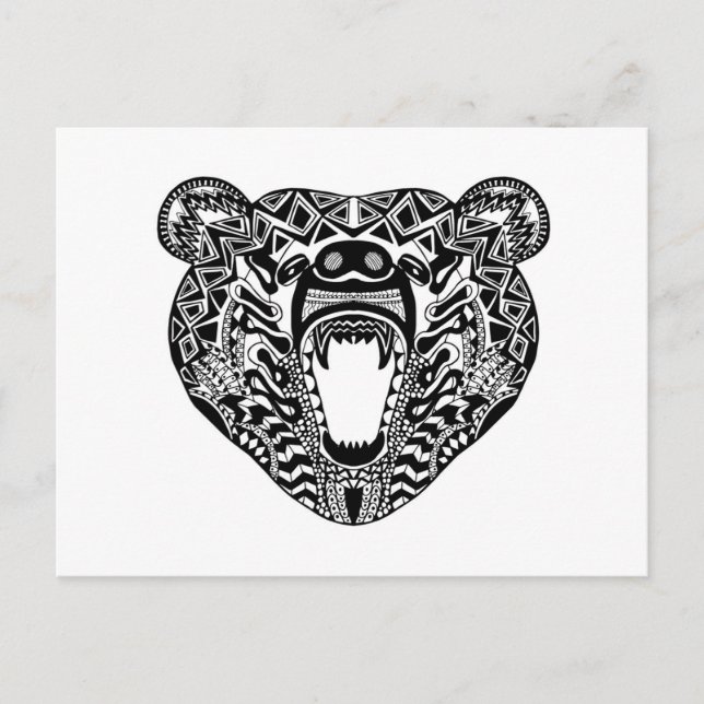 Style Bear Postkarte (Vorderseite)